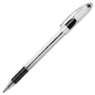 Pen-Stick, R.S.V.P. Ballpoint Fineline, Black,12/pk