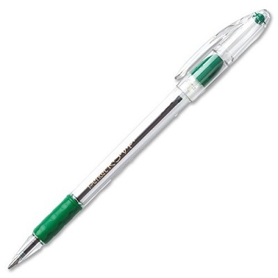 Pen-Stick, R.S.V.P. Ballpoint Fineline, Green,12/pk
