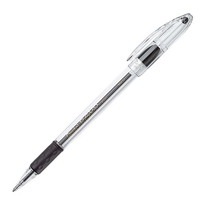 Pen-Stick, R.S.V.P. Ballpoint Medium, Black,12/pk
