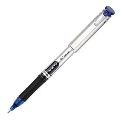 Pen-Roller, Energel Metal Tip 0.7Mm Blue,12/pk