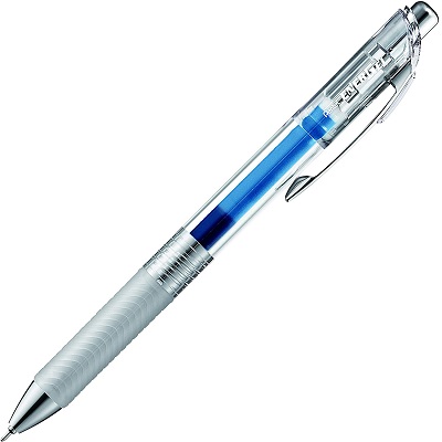 Pen-Retractable, Energel Infree Roller, 0.5Mm, Blue,12/pk