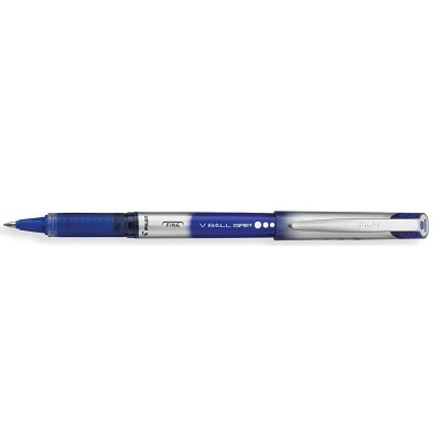 Pen-Roller, V Ball Grip Liquid Ink, 0.7Mm Blue,12/pk