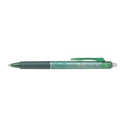 Pen-Retractable, Frixion Clicker Erasable Gel, 0.5Mm Green,12/pk