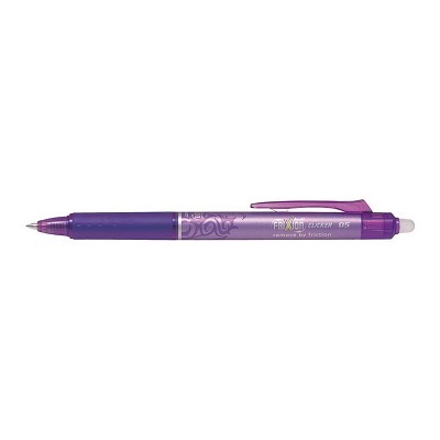 Pen-Retractable, Frixion Clicker Erasable Gel, 0.5Mm Purple,12/pk