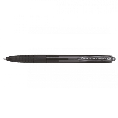 Pen-Retractable, Super Grip G Ballpoint, Fine, Black,12/pk