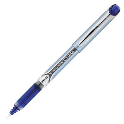 Pen-Roller, Hi-Tecpoint Grip Liquid Ink, 0.5Mm Blue,12/pk