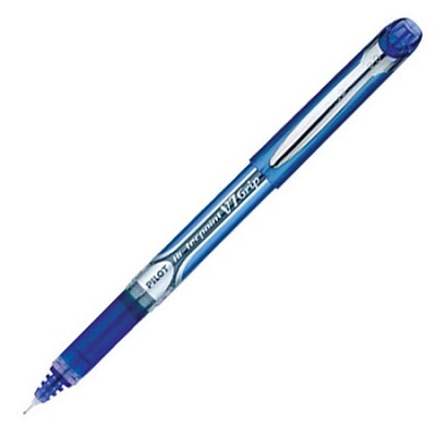 Pen-Roller, Hi-Tecpoint Grip Liquid Ink, 0.7Mm Blue,12/pk