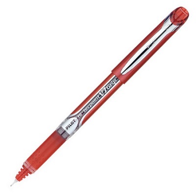 Pen-Roller, Hi-Tecpoint Grip Liquid Ink, 0.7Mm Red,12/pk