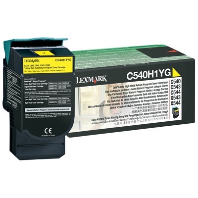 Laser Toner-Lexmark Yellow High Yield, Return