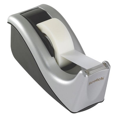 Tape Dispenser-Scotch Desktop, Silver