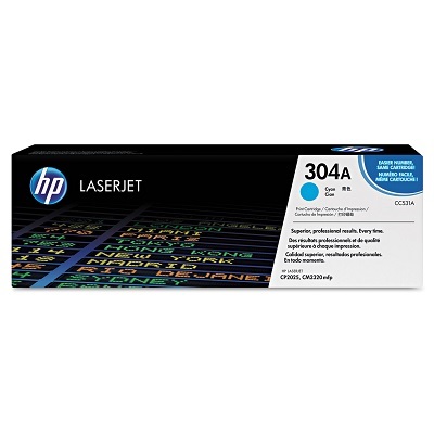 Laser Toner-Hp #304A Cyan