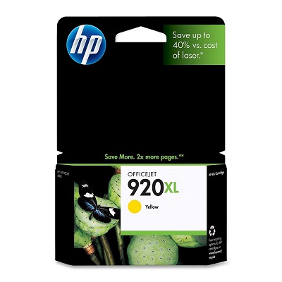 Inkjet Cartridge-Hp #920Xl Yellow High Yield