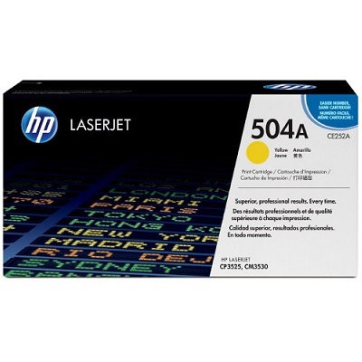Laser Toner-Hp #504A Yellow