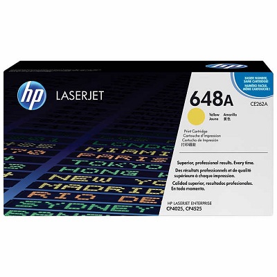 Laser Toner-Hp #648A Yellow