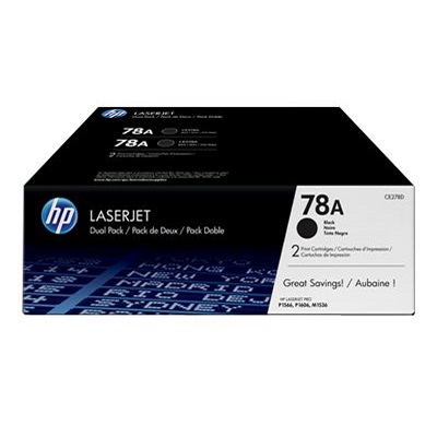 Laser Toner-Hp #78A Black Twin Pack