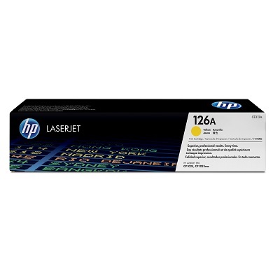 Laser Toner-Hp #126A Yellow