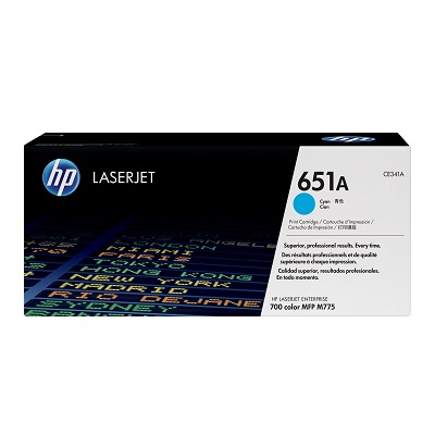 Laser Toner-Hp #651A Cyan