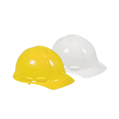 Hard Hat-Ratchet Adjustment, Non-Vented, White