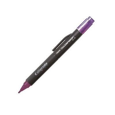 Calligraphy Marker Double Ended, Purple,12/pk