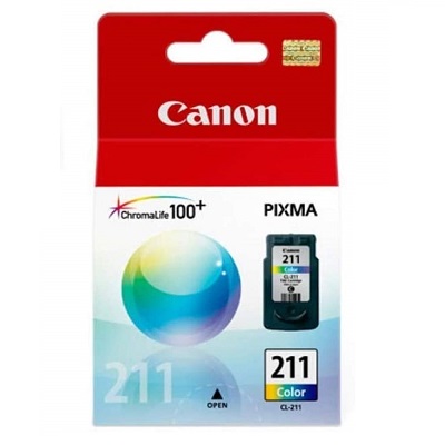 Inkjet Cartridge-Canon #Cl211 Colour -2976B001