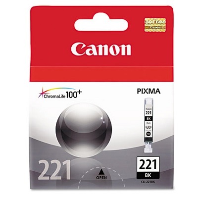 Ink Tank-Canon #Cli221Bk Black -2946B001