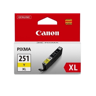 Ink Tank-Canon #Cli251Xl Yellow High Yield -6451B001