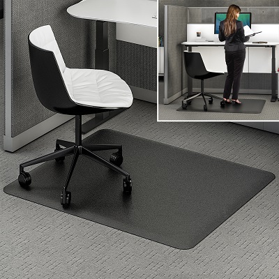 Sit Stand Mat-Chairmat And Anti-Fatigue Mat In One 45"X53"