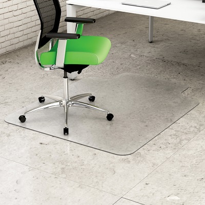 Chairmat-Duramat, Earthsource Hardwood Floor 45"X53" W/ Lip