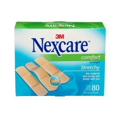 Bandages-Nexcare Comfort Strips, 3/4 X 3"