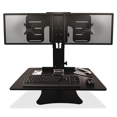 Sit Stand Desk Converter-Dual Monitor