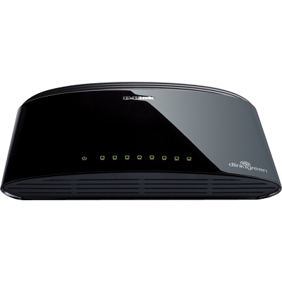 Switch-Desktop D-Link 8 Port 10/100/1000 Unmanaged
