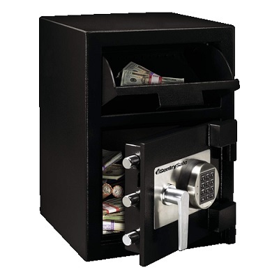 Safe-Depository, Large 0.94 Cu.Ft. Digital Lock, Black