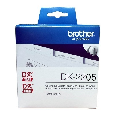 Labels-Brother Paper Tape 2.4" X 100' White