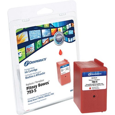 Ink-Postage Meter, Pitney Bowes 793-5 Compatible, Red