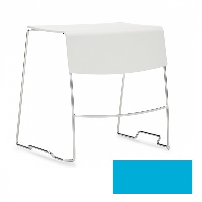 Table-Stacking Duet 18"D X 28"W, Ganging Frame, Buzz Blue