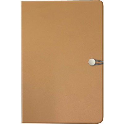 Journal-Eco, Button Closure 8.5X5.5" 96 Sheet Tan