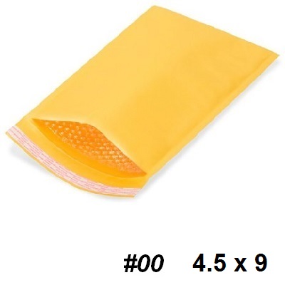 Envelope-Bubble #00 4.85X9, 10/Pack (00520)