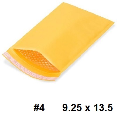 Envelope-Bubble #4 9.25X13.5, 10/Pack (00524)