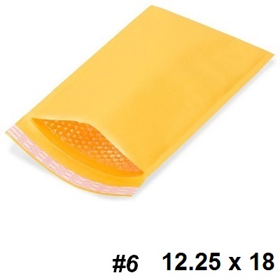 Envelope-Bubble #6 12.25X18, 10/Pack