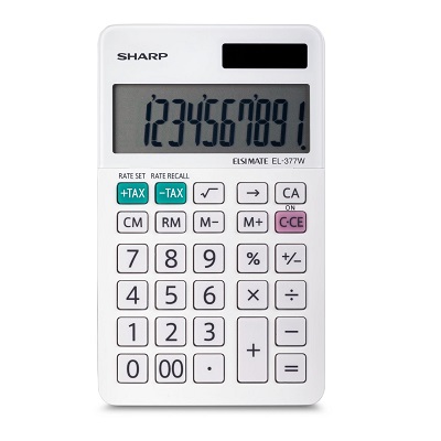 Calculator-Handheld Solar/Battery, 10 Digit