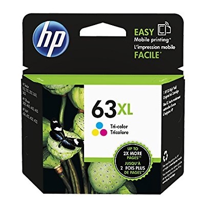 Inkjet Cartridge-Hp #63Xl Colour High Yield