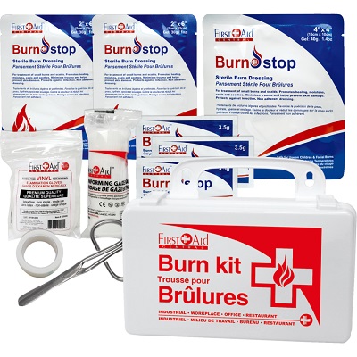 Burn Kit-First Aid Central, Basic 10 Piece