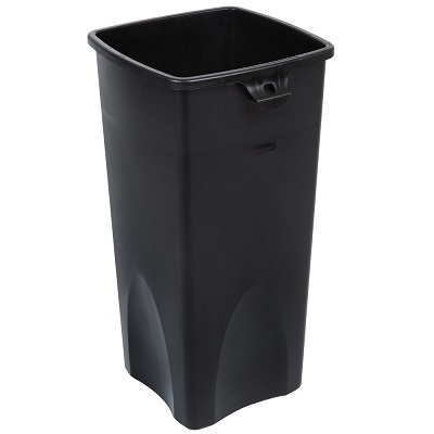 Garbage Container-Untouchable Square, 87.1L Black