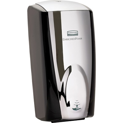 Hand Soap Dispenser-Auto Dispenser, Foam Black/Chrome