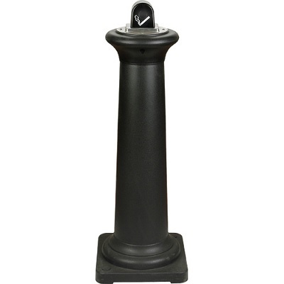 Smoking Receptacle-Groundskeeper Tuscan, Black