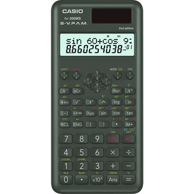 Calculator-Scientific 240 Function, 2-Line Display