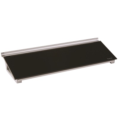 Dry Erase Pad-Glass, Desktop 18X6 Black
