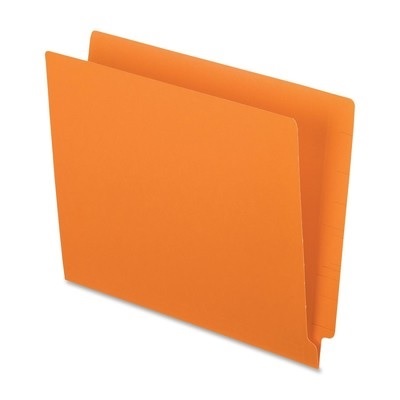 File Folder-End Tab, Letter Orange