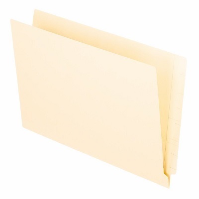 File Folder-End Tab, Legal 11 Point Manila