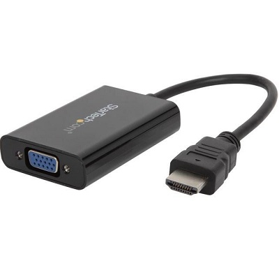 Adapter-Startech, Hdmi To Vga W/Audio
